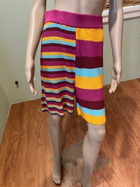 Free People Multicolor Striped Knit Shorts L